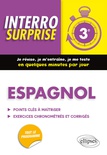 Espagnol interro surprise 3e
