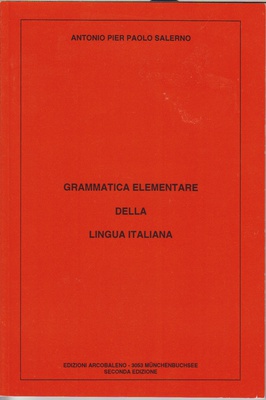Grammatica elementare della lingua ital
