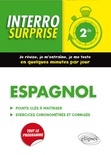 Espagnol Interro Surprise 2nde