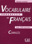 Vocabulaire progressif du Français. Abancé. Corrigés.