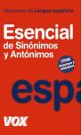 Diccionario de Lengua española. Esencial de Sinónimos y Antónimo